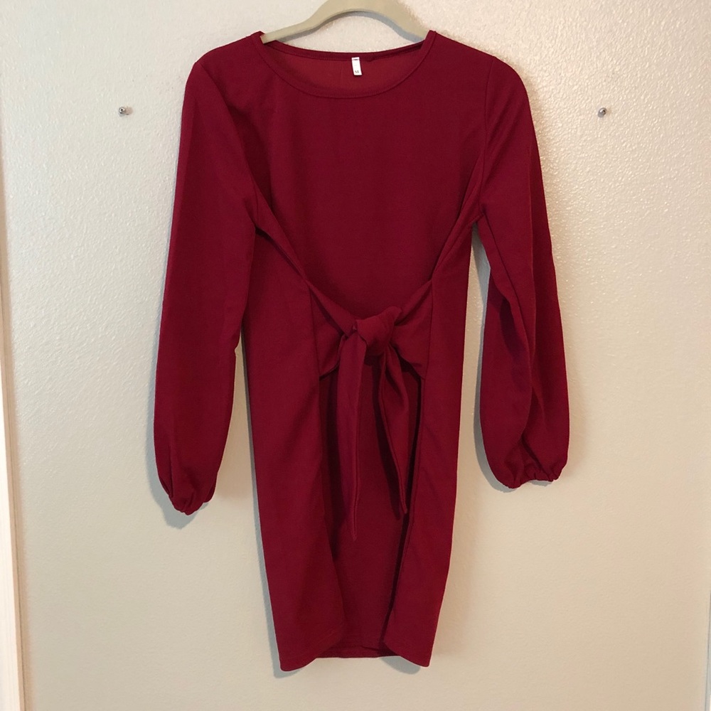 Red dress